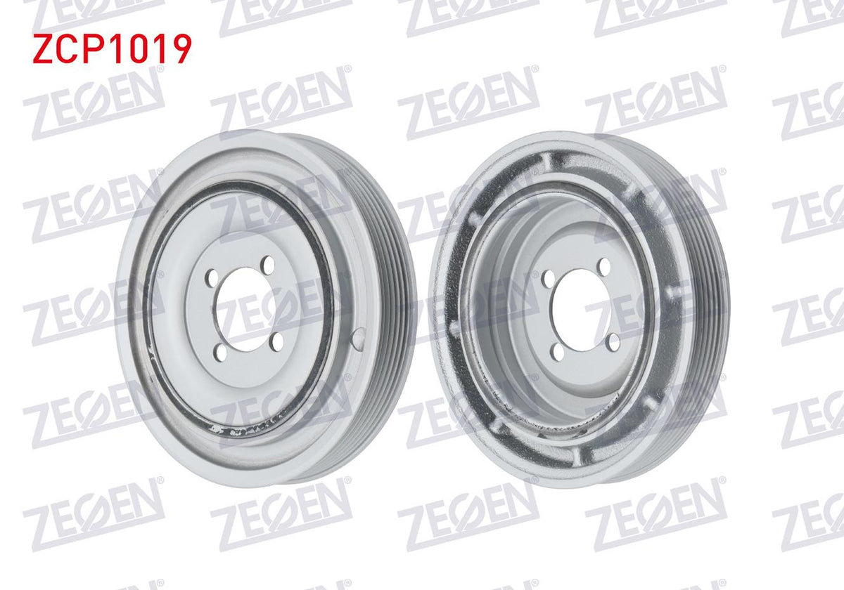 Zegen ZCP1019 Crankshaft Pulley Fiat Doblo 1.3 Mjt 2010-/ G. Punto 1.3 Mjt 2005-2012 / 500L 1.3 Mjt 20 — Pulleys & Tensioners