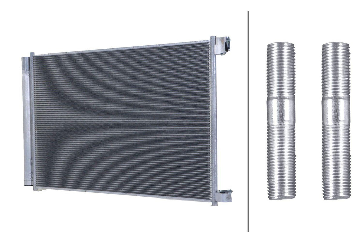 Hella 8FC366220-691 A/C Condenser X253 15 > W205 14 > S205 15 > W213 16 > S213 17 > W222 17 > C217 — Condensers & Evaporators