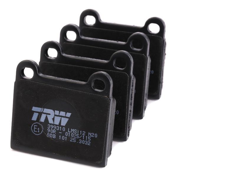 TRW GDB101 - Mercedes Benz W115 Rear Brake Pad Set — Brake Pads