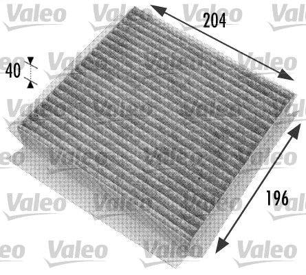 Valeo 698774 Cabin Air Filter Mercedes Smart (Ca) A/C Passenger Car ()