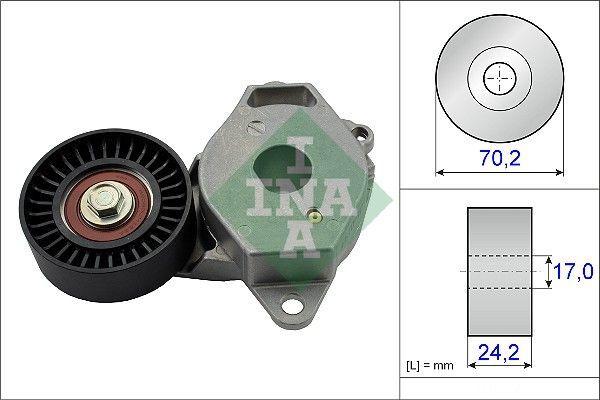 INA V Belt Tensioner - Corolla, Auris, Yaris — Pulleys & Tensioners