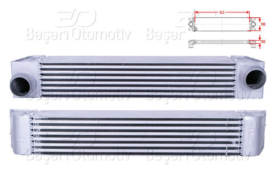 Wisco 3113970-00 Turbo Radiator (Intercooler) 543X100x105 BMW 5 Series (E60) 520 D-525 D-530 D 03-10 — Radiators & Fans