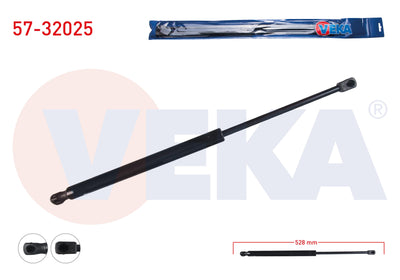 Veka 57-32025 Trunk Gas Strut 506mm / 610N Opel Zafira B 2005-2011 — Support Rods & Struts
