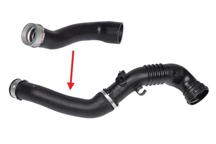 RAPRO BMW E90 M47N Intercooler Hose — Turbo & Supercharger