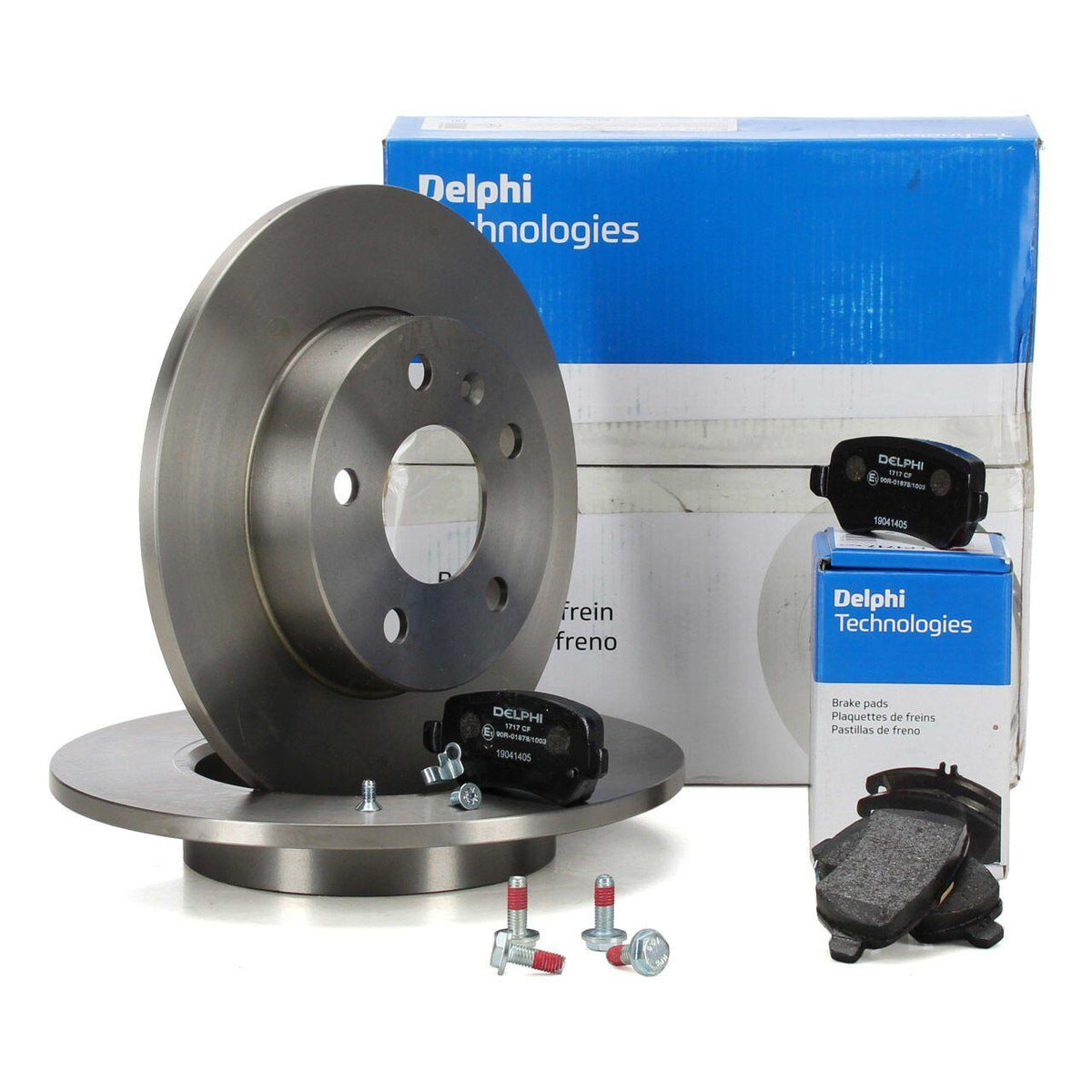 Delphi Opel Combo C Rear Brake Disc and Pad Set — Brake Pads