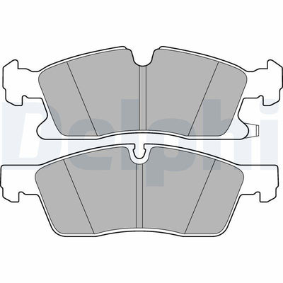Delphi LP3173 Brake Pad Front (Jeep-Grand Cherokee IV 3.6 V64×4 10-/ 3.0 Crd V64×4 11-/ Ml 250 CDI 11 -) — Brake Pads