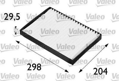 VALEO Pollen Filter 698606 For A4 2000-2004, A6 1997-2005 and 2 more models — Air & Cabin Filters