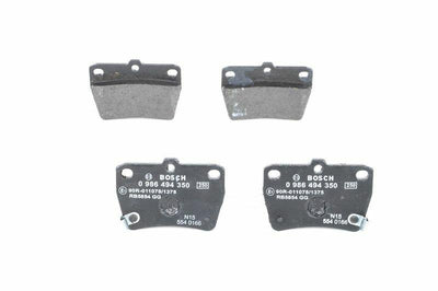 BOSCH Rear Brake Pad Set for Toyota RAV4 & Tiggo - Low-Metallic Material — Brake Pads