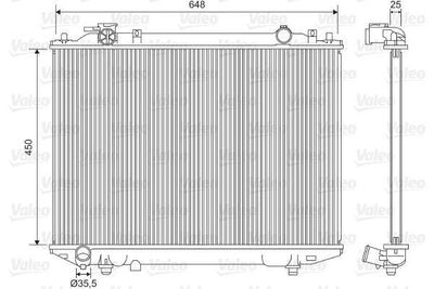 Valeo 701615 Su Radiator Ranger 2,5D 98-> Manual — Radiators & Fans