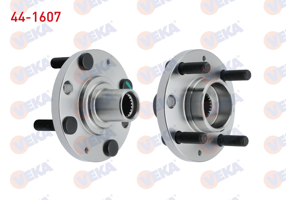 Veka 44-1607 Wheel Hub Left-Right Front Chevrolet Aveo (T250) 1.4i Doch 4 Lug 2006-2011 — Hub Assemblies