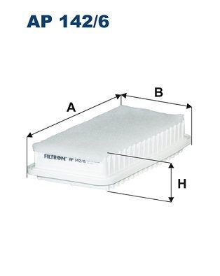 Filtron AP142-6 Air Filter Corolla E12 Avensis T25 Verso E12 1.4 D4d 2.0 D4d — Air & Cabin Filters