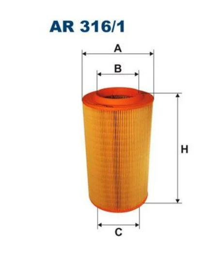 Filtron Air Filter - Compatible with Fiat Ducato 2.3 Diesel 2011-2014 — Air & Cabin Filters