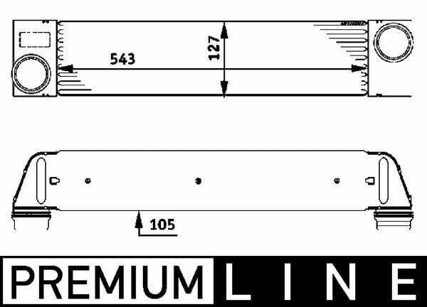 MAHLE BEHR CI75000P - Intercooler for Rover III 3.0 — Turbo & Supercharger