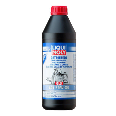 Liqui Moly 3658 Semi-Synthetic GL5 75W-80 Gear Transmission Oil 1 Litre (3658) — Fluids & Chemicals