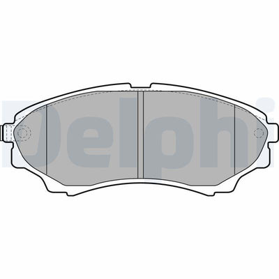 Delphi LP2036 Brake Pad Front Ford Ranger 4x4 02 > Mazda B2500 2.5/3.0 TD 06 > 12