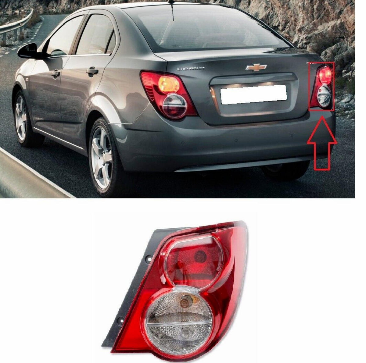 MOPAR (PSA) 96830976 Right Tail Lamp Aveo T300 Bm 12- — Tail, Signal & Reflectors