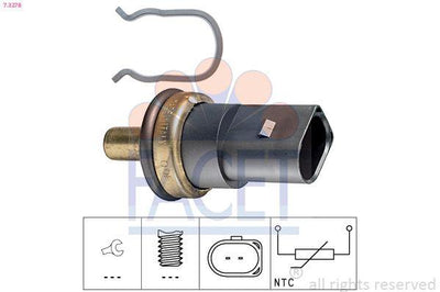Facet 73278 Coolant Temperature Sender Audi A1 A3 Volkswagen Amarok Ford Galaxy 95 06
