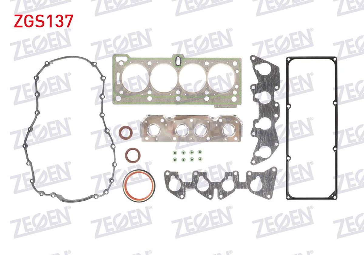 Zegen ZGS137 Motor Set Gasket with Seal Renault Clio-Megane 1.6 8V K7m-K7j — Gaskets & Seals