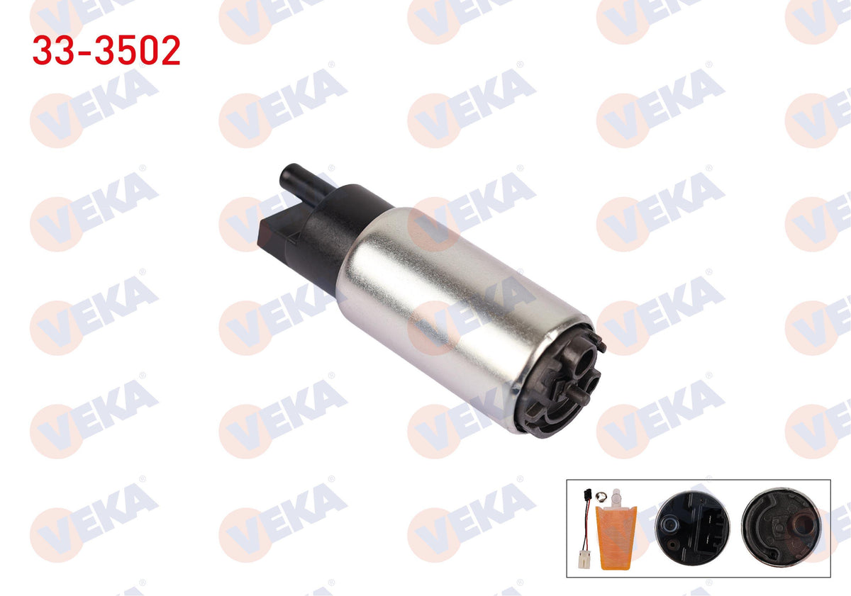 Veka 33-3502 Fuel Pump Kablolu with Strainer 3 Bar Renault Megane II 1.6 16V 2002-2008 — Fuel Delivery