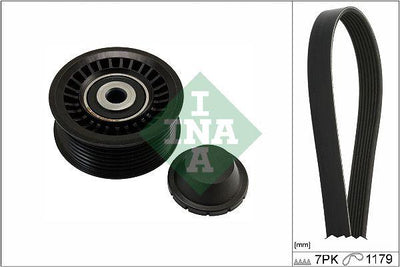 INA 529058510 V-Belt Set 18 > Megane.IV-Kadjar-Duster 1.3Tce-Ac — Belts
