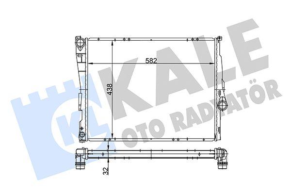 Kale 354400 Radiator BMW E46 E85 E86 99-05 — Radiators & Fans