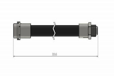 CAVO Brake Hose Rear 93-C-Series - 2 Pack — Brake Hydraulics
