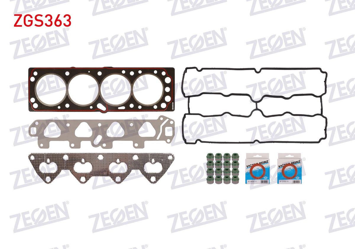 Zegen ZGS363 Upper Set Gasket + Skc Opel Astra F-Corsa B 1.4 X14xe Victor Reinz with Seal — Gaskets & Seals
