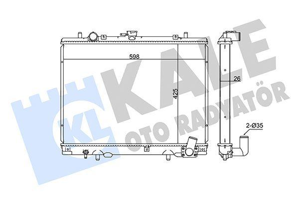 Kale Radiator for L200 1997-2008 2.5 TD - High Performance Cooling — Radiators & Fans