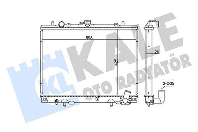Kale Radiator for L200 1997-2008 2.5 TD - High Performance Cooling — Radiators & Fans