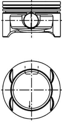 Kolbenschmidt 40386600 Piston Ring Std 73,4mm Opel Astra G/H Corsa C/D Meriva A Tigra B Z14XEP Set — Pistons & Rotating