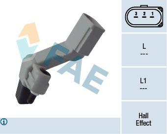 FAE 79177 Crankshaft Speed Sensor 06-Golf.V.VI-Jtt-Psst-Caddy-Crafter-T5 1.4Tsi-1.6Tdi-1.9Tdi-2.0Tdi