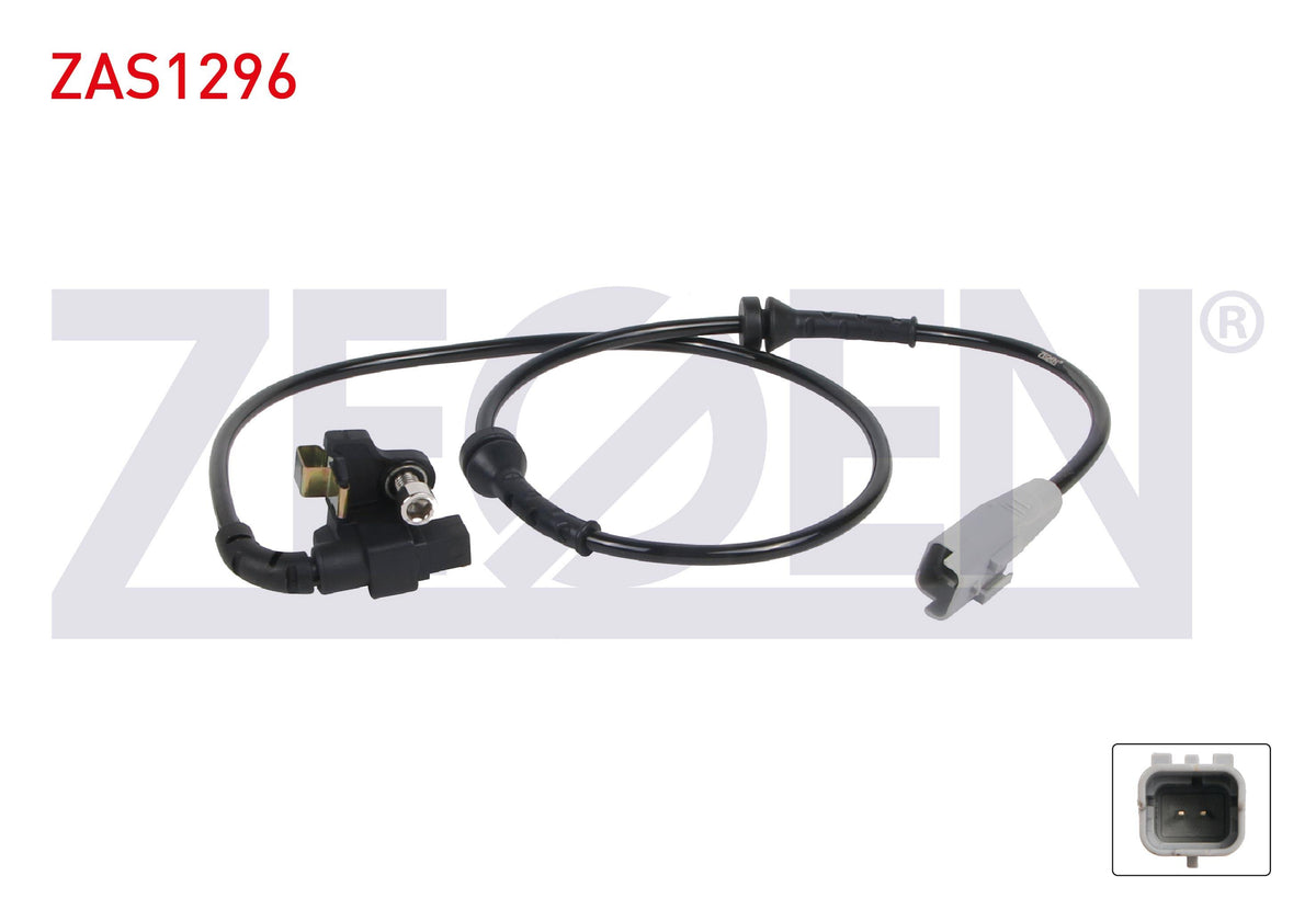 Zegen ZAS1296 ABS Sensor Rear Left-Right Peugeot 307 00-12 — Brake Sensors & ABS