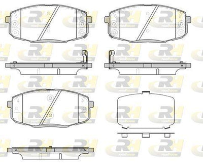 ROADHOUSE 21038.12 Brake Pad Nissan Sunny II 1.6 86 > 88 Rear Xx — Brake Pads