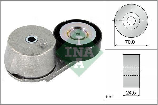 INA Alternator Tensioner Pulley Complete for Opel Astra K 1.4 1.0 & Corsa E 14 — Pulleys & Tensioners