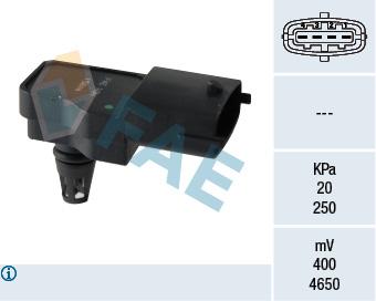 FAE 1238244 Map Sensor Insignia 16Let (15044) — Engine Management Sensors