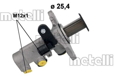 Metelli 05-1251 Brake Ana Merkez VW Golf Passat Audi A3 Seat Leon Skoda Octavia