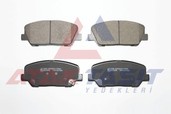 AP 05P1960 Brake Pad Front with Wear Indicator Hyundai i30 (Gd) 1.6 GDI 2011-2017 / i30 (Gd) 1.6 CRDi 2011-2017 — Brake Pads