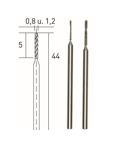Proxxon 28255 Diamond Bit 0.8-1.2 mm (2 pcs)