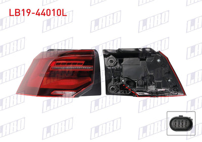 LABO LB19-44010L Tail Lamp Left Outer Kayar LED Volkswagen Golf VIII — Tail, Signal & Reflectors