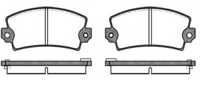 MGA 55131 Brake Pad Front-(Renault: R12 /Dacia: Solenza) (Vwa 20140) — Brake Pads