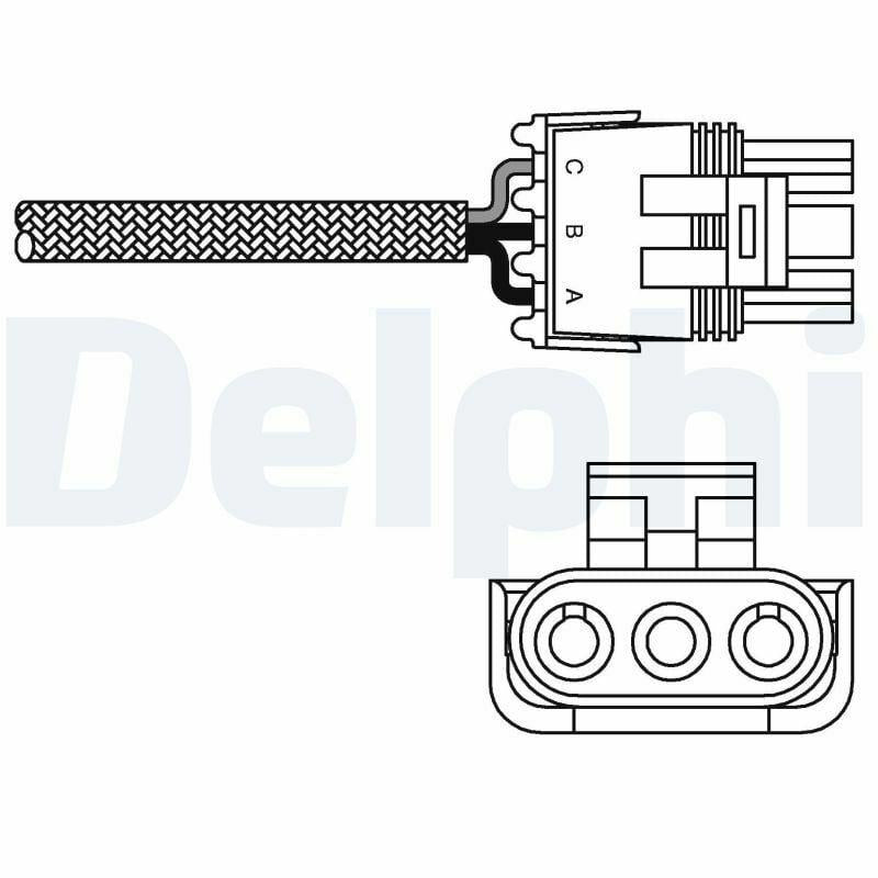 Delphi Lambda Sensor ES10990-12B1 For Vectra B 2.5 16V — Oxygen & Air-Fuel