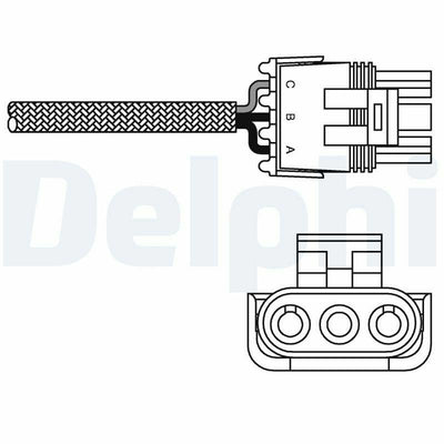Delphi Lambda Sensor ES10990-12B1 For Vectra B 2.5 16V — Oxygen & Air-Fuel