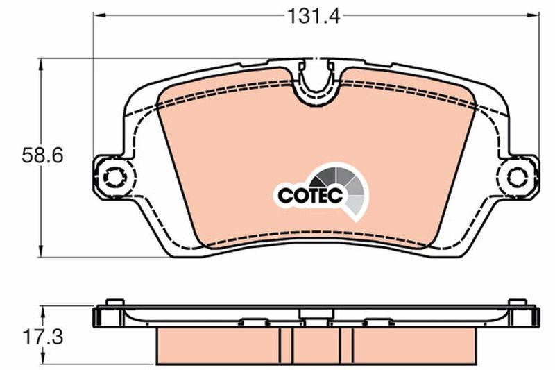 TRW GDB2029 Brake Pad Rear Land Rover Range Rover IV/Sport/Discovery Sport 3.0-5.0 12-20 — Brake Pads