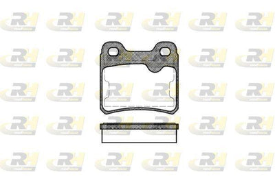 ROADHOUSE 2282.10 Brake Pad Astra F 53_. 54_. 58_. 59_ 56_ Xx — Brake Pads
