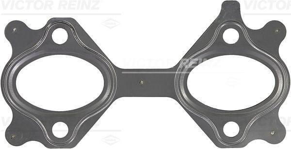 victor reinz exhaust manifold gasket 71-33027-00, installation view of victor reinz exhaust gasket Victor Reinz Exhaust Manifold Gasket 71-33027-00 for BMW E-Series | Fits Multiple Models Victor Reinz Exhaust Manifold Gasket 71-33027-00 victor-reinz, exhaust-manifold-gasket, bmw-parts, automotive-repair, car-maintenance, mechanics-tools, automotive-sealing, high-performance-parts, car-owners, ai-generated