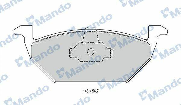 MANDO MBF015144 — Brake Pads