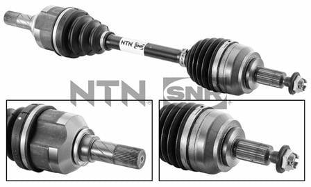 SNR DK55120 Left Front Axle for Laguna III (09-16) — Axles, CV Joints & Boots