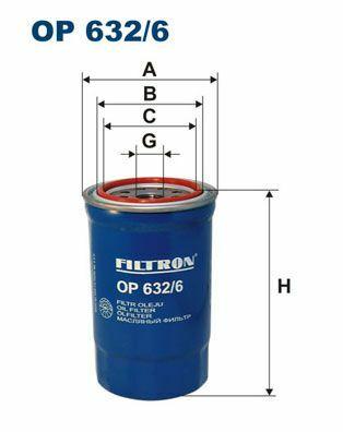 FILTRON OP632-6 Oil Filter - Compatible with Elantra, Santa Fe and 2 more models — Oil Filters