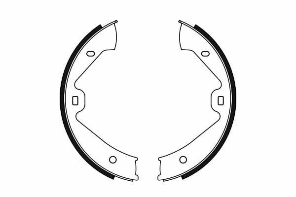 BOSCH Brake Shoe 0986487755 - Durable Brake Shoes for Touareg & Cayenne — Brake Cables & Hardware