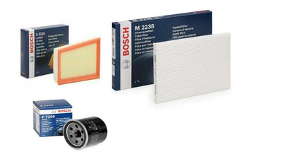 Bosch Nissan Qashqai 2007- J10 1.6 Gasoline Scheduled Service Filter Set — Maintenance & Service Kits